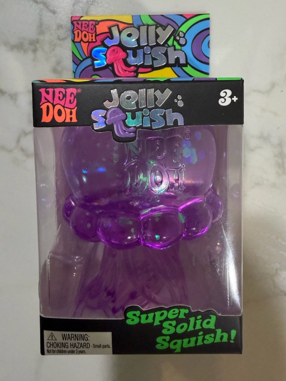 Schylling SUPER RARE NEEDOH Jelly Squish Jellyfish - Purple - New in box